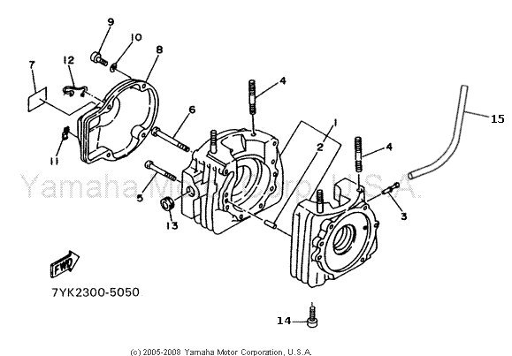 Yamaha Crankcase